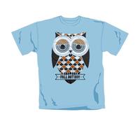 Fall Out Boy - T-Shirt Homme Bleu Ciel Fall Out Boy "Blue Owl" (Taille M)