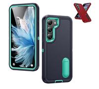 Fall-Proof Full Protection Case for Samsung Galaxy, Full-Body Shockproof Dustproof Cover, Invisible Bracket Anti-Drop Protective Case (Deep Blue,S23 Plus)