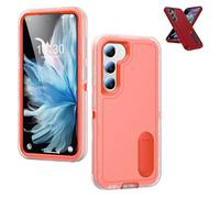 Fall-Proof Full Protection Case for Samsung Galaxy, Full-Body Shockproof Dustproof Cover, Invisible Bracket Anti-Drop Protective Case (Orange,A14 4G/5G)