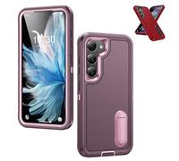 Fall-Proof Full Protection Case for Samsung Galaxy, Full-Body Shockproof Dustproof Cover, Invisible Bracket Anti-Drop Protective Case (Purple,A13 4G/5G)