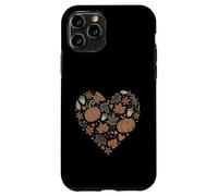 Fall Pumpkin Fall Leaves Acorns Hearts Rustic Fall Autumn Coque pour iPhone 11 Pro