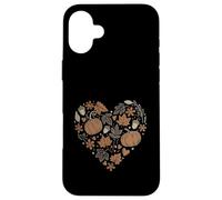 Fall Pumpkin Fall Leaves Acorns Hearts Rustic Fall Autumn Coque pour iPhone 16 Plus