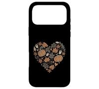 Fall Pumpkin Fall Leaves Acorns Hearts Rustic Fall Autumn Coque pour iPhone 17 Pro Max
