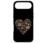 Fall Pumpkin Fall Leaves Acorns Hearts Rustic Fall Autumn Coque pour iPhone Air