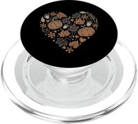 Fall Pumpkin Fall Leaves Acorns Hearts Rustic Fall Autumn PopSockets PopGrip pour MagSafe