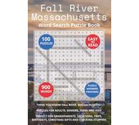 Fall River Massachusetts Word Search Puzzle Book: Think you know Fall River, Massachusetts? Puzzles for Adults, Seniors, Teens and Kids. Perfect for ... Christmas Gifts and Stocking Stuffers.