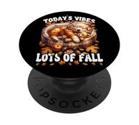 Fall Saying for Puppy Mom and Dad American Golden Retriever PopSockets PopGrip Adhésif