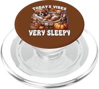 Fall Saying French Bulldog Dog for Frenchie Dad Autumn Sleep PopSockets PopGrip pour MagSafe