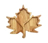 Fall Serving Platter - Autumn Serving Tray | Seasonal Tableware | Wooden Serving Trays, Decorative Food Presentation Dish, Thanksgiving Entertaining Accessory, For Dinner Parties Home Kitchen