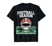 Fall Sports Season Helmet Gridiron Football Time Sports Day T-Shirt