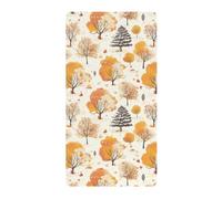 Fall Trees Parure de berceau en coton doux et confortable pour décoration de chambre d'enfant