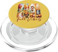 Fall Vibes Arbre et scènes Florales Tendance Vintage d'automne PopSockets PopGrip pour MagSafe