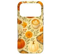 Fall Vibes Citrouille Esthétique Confortable Feuilles d'automne Halloween Coque pour iPhone 17 Pro