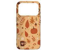 Fall Vibes Citrouille Esthétique Mignonne Feuilles d'automne Halloween Coque pour iPhone 17 Pro
