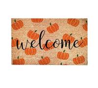 Fall Welcome Mat | 24x16 Inch Waterproof Washable Non-Slip | Pumpkin Door | Fall Welcome Mat | 24x16 Inch Waterproof Washable Non-Slip | Pumpkin Door Mat Front Door Decor | For Home Entrance Kitchen Be