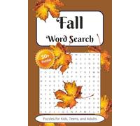 Fall Word Search Puzzle Book: Word Searches with Easy to Read Print about Fall, Autumn, Harvest Season and More | 6x9 Inches, 110 pages | 50+ Puzzles … Gift for vacations, free time, and fun learning!