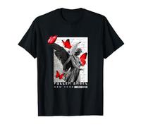 Fallen Angel, Dark Romance, Ailes de Papillon Rouges, Ambiance Y2K T-Shirt Graphique avec Valeur