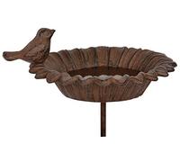 Petit bain oiseaux à planter Rouge