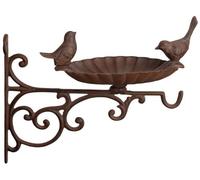 Fallen Fruits FB163 Mangeoire pour oiseaux avec support mural Marron 23,6 x 28,1 x 23,4 cm