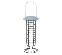 Fallen Fruits FB305 Distributeur de Boules de suif sur Pied avec Toit en Zinc Vert foncé