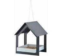 Mangeoire suspendue anthracite/blanc