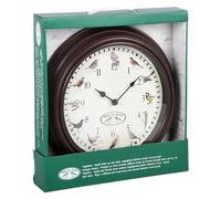 Fallen Fruits Horloge Musicale Motif Oiseau Marron