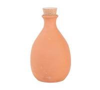 Olla en terre cuite - Rouge - Ovale - 26 cm - Diamètre 30 cm - Percé - Capacité 2 l - Avec réserve d'eau