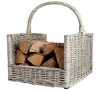 Esschert Design – Panier à bûches Fallen Fruits – Gris