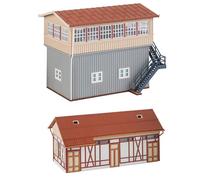 FALLER 120113 Verrouillage 132x86x103mm + Hangar de Marchandises 128x93x62mm