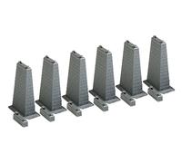 FALLER 6 piliers hauteur 75 mm - HO 1/87 - FALLER 120473