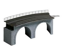 Faller 120478 Échelle Ho Partie Supérieure D'un Viaduc Courbe - Hauteur 65 Mm