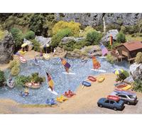 Faller 130283 Bateaux et planches de surf, voie H0 modèle fini