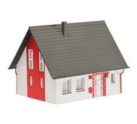 Faller 130315 Single-Family HouseHO Scale Building Kit, Red G