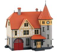 FALLER 130649 Mairie Avec Petite Garage De Pompiers NEU OVP 1:87