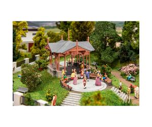 Faller 130655 - Pavillon Musical Avec Des Figurines Dansantes Kit Neuf