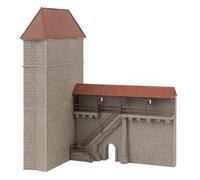 FALLER 130691 Mur De Ville Avec Tour 205 X 128 X 241MM NEU OVP 1:87