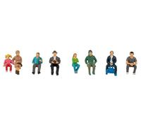 FALLER 151617 Échelle HO Personnes Assises (Sans Bancs) 8 Figurines