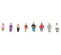 Faller Figurines 151699 Personnages assis H0 peints multicolore (sans bancs)