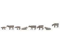 Faller Figurines 155904 - Vaches au pâturage Échelle N 8 pièces