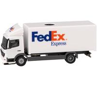 FALLER 161315 - Car System Digital Camion MB Atego FedEx (HERPA) - Voie : H0 - Véhicules pour Modélisme Ferroviaire - Echelle 1:87