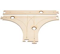 FALLER 161941 Échelle Ho Voiture Système Passage Routier en T (Lasercut)