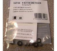 Faller 163108 Lot de 4 pneus et Jantes pour Sprinter / T5 Modélisme Accessoires Multicolore