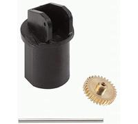 Faller 163501 Support Moteur pour Moteur Ø 10 mm, axe 24 mm/Module 0,3 Z30 Kit de modélisme, Accessoires, Multicolore, 10 mm/24 mm