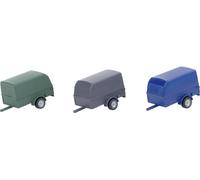 3 Remorques pour voitures - Faller 180012 - HO 1/87