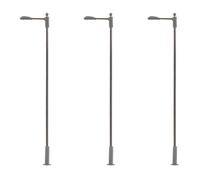 Faller Luminaire H0 – Tête de mât simple – Modèle fini 180102 – 3 pièces