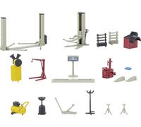 Faller 180356 Installation datelier pour voiture H0 modèle fini