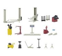 Faller Installation d'atelier pour voiture 180356 H0 1:87 modèle fini