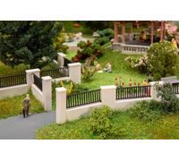 FALLER 180419 - Clôture Murale - Voie : H0 - Pièces de décoration pour Les Trains Miniatures - Echelle : 1/87