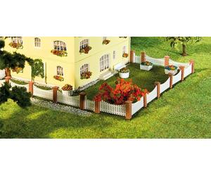 FALLER 180429 Échelle HO Clôture De Jardin Avec Poteaux En Maçonnerie (cm 38)