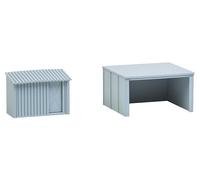 FALLER 180810 Bâtiment En Fer/-Abri Carport 46x42x25mm+37x19x27mm NEUF